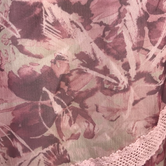 Stevie May Mauve/Cream Floral Dress - Size Women's Small - Picture 5 of 8